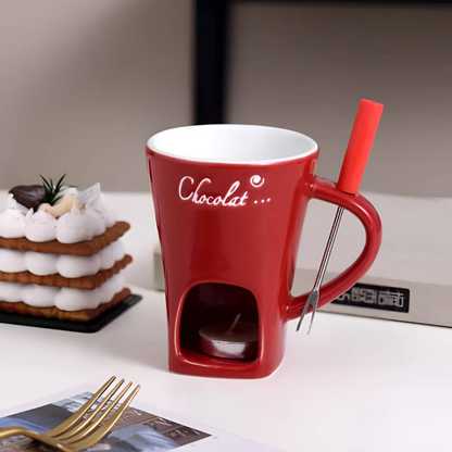 MeltyCup™ – Taza Founde de Cerámica Premium | Momentos Dulces en Casa