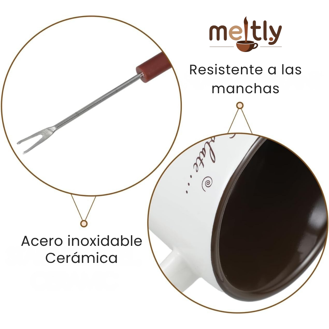 MeltyCup™ – Taza Founde de Cerámica Premium | Momentos Dulces en Casa